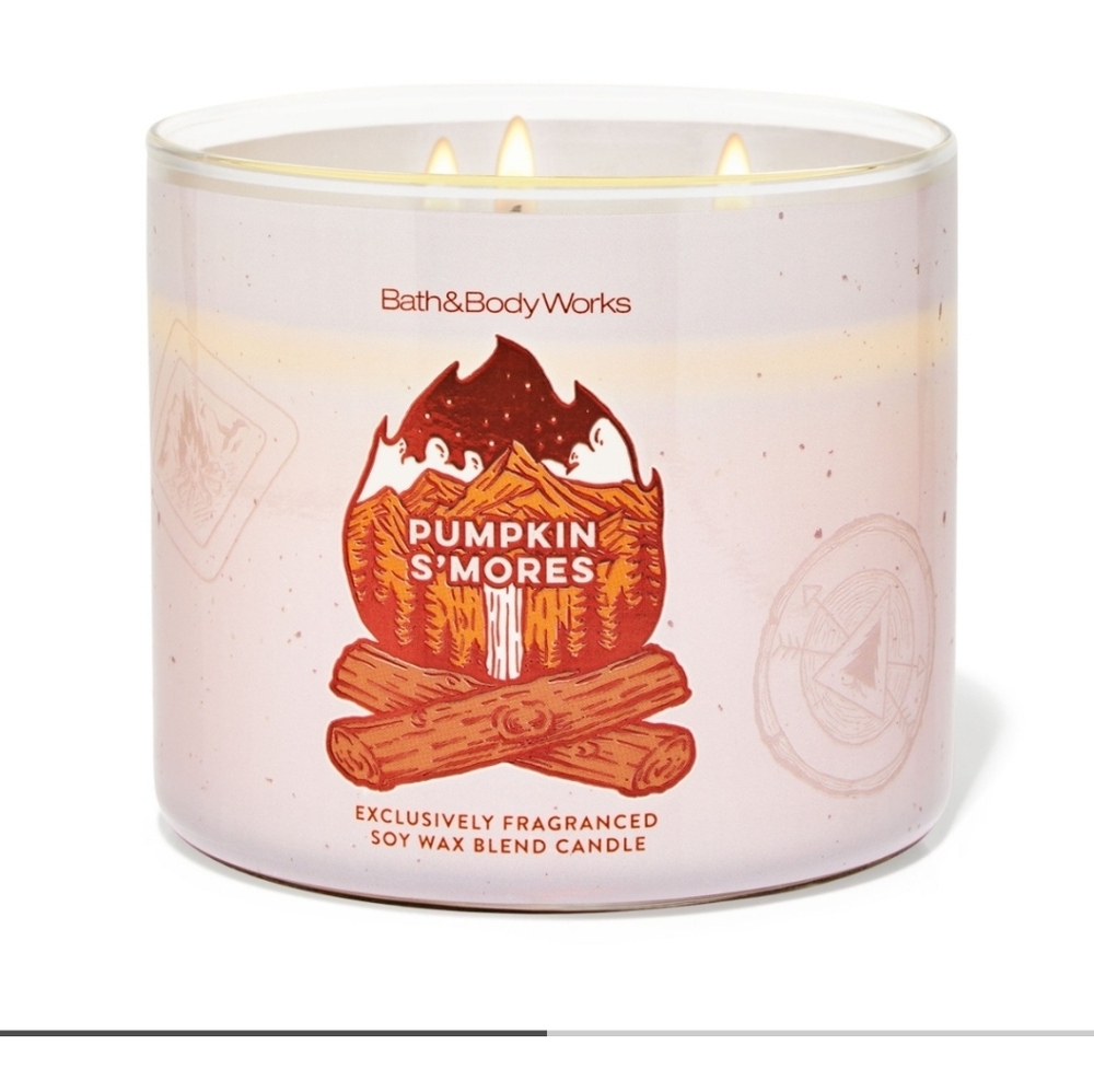 Bath & Body Works Pumpkin S' Mores 3- Wick Candle
